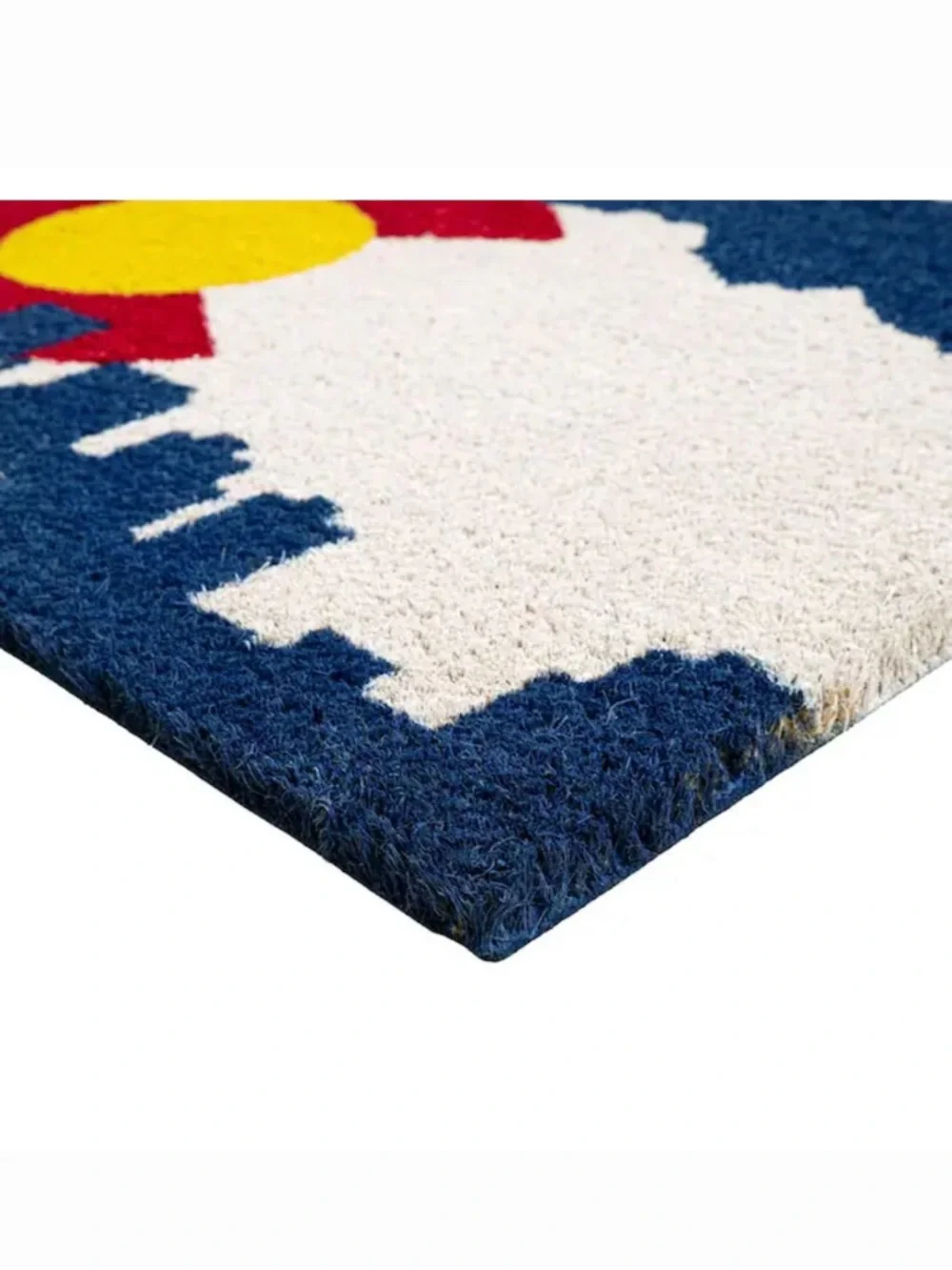 Blue Denver Colorado Skyline Doormat - NWT